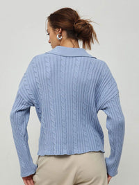 STREET 9 Women Cable Knit Pullover