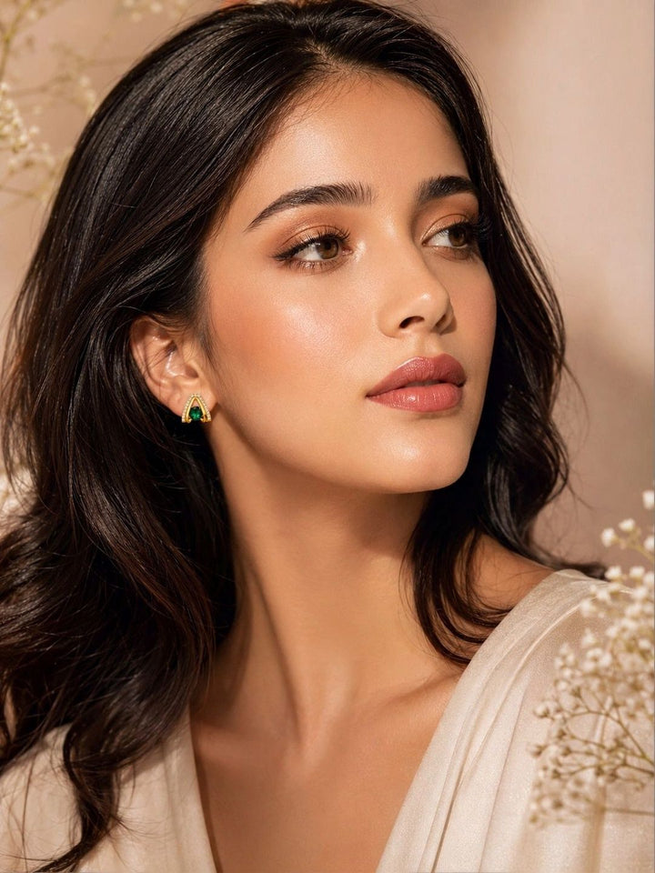 VOGUE PANASH Geometric Studs Earrings