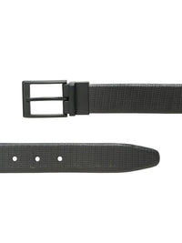 Teakwood Leathers Men Textured Leather Reversible Formal Belt