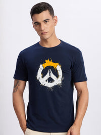 Tshirts ADRO Men Navy Blue