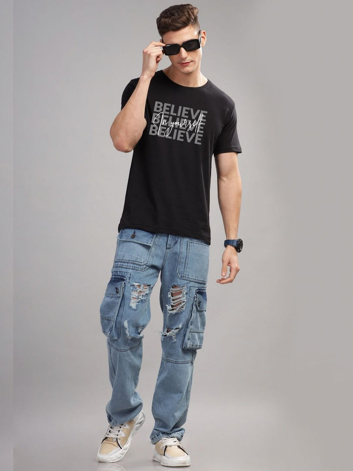 ADRO Men Printed T-shirt