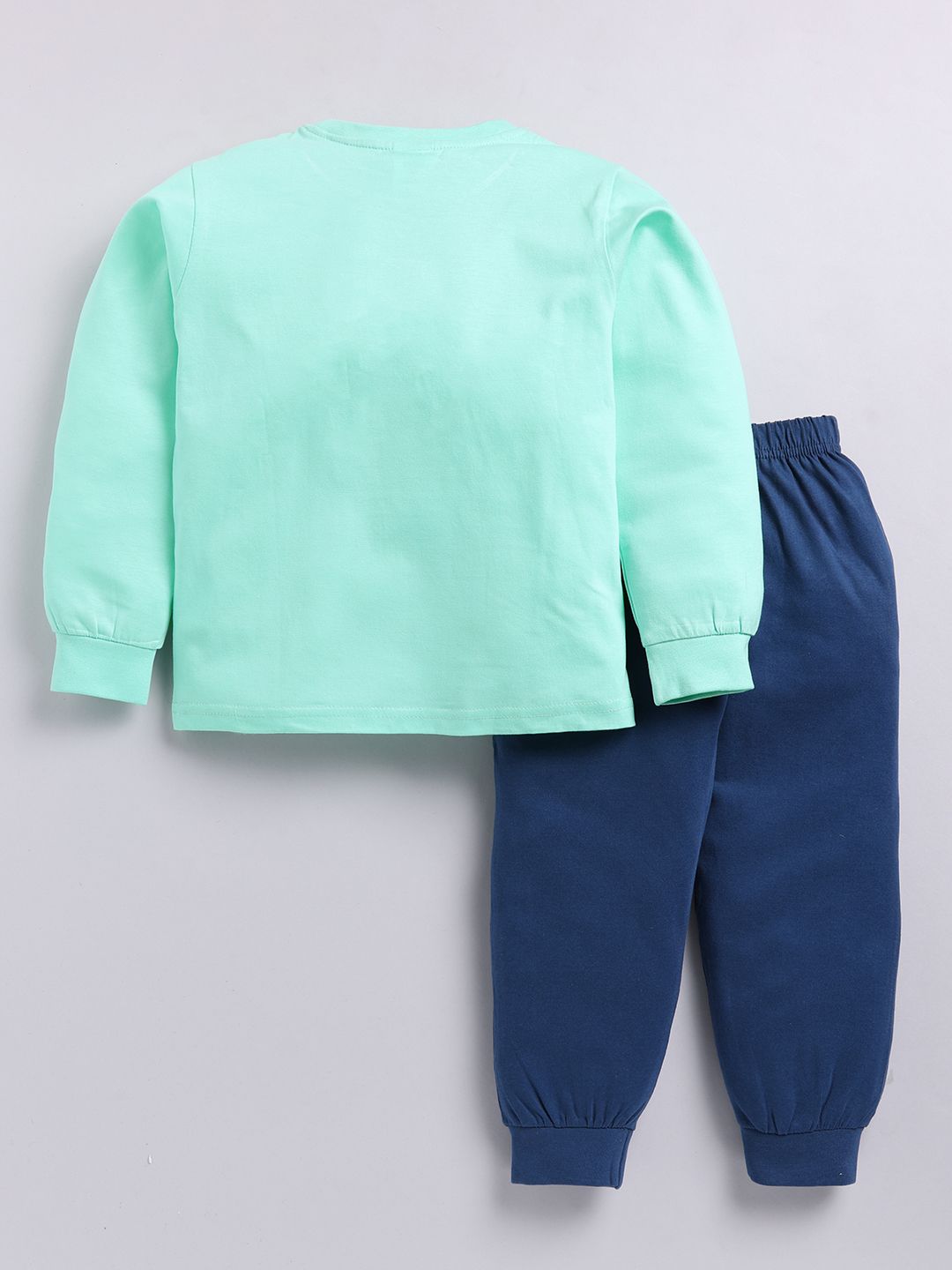 Moms Love Boys Graphic Printed Sleeves Full Tshirt dengan Joggers