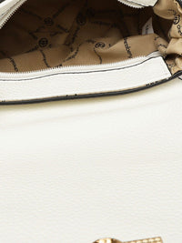 DressBerry White Solid Sling Bag