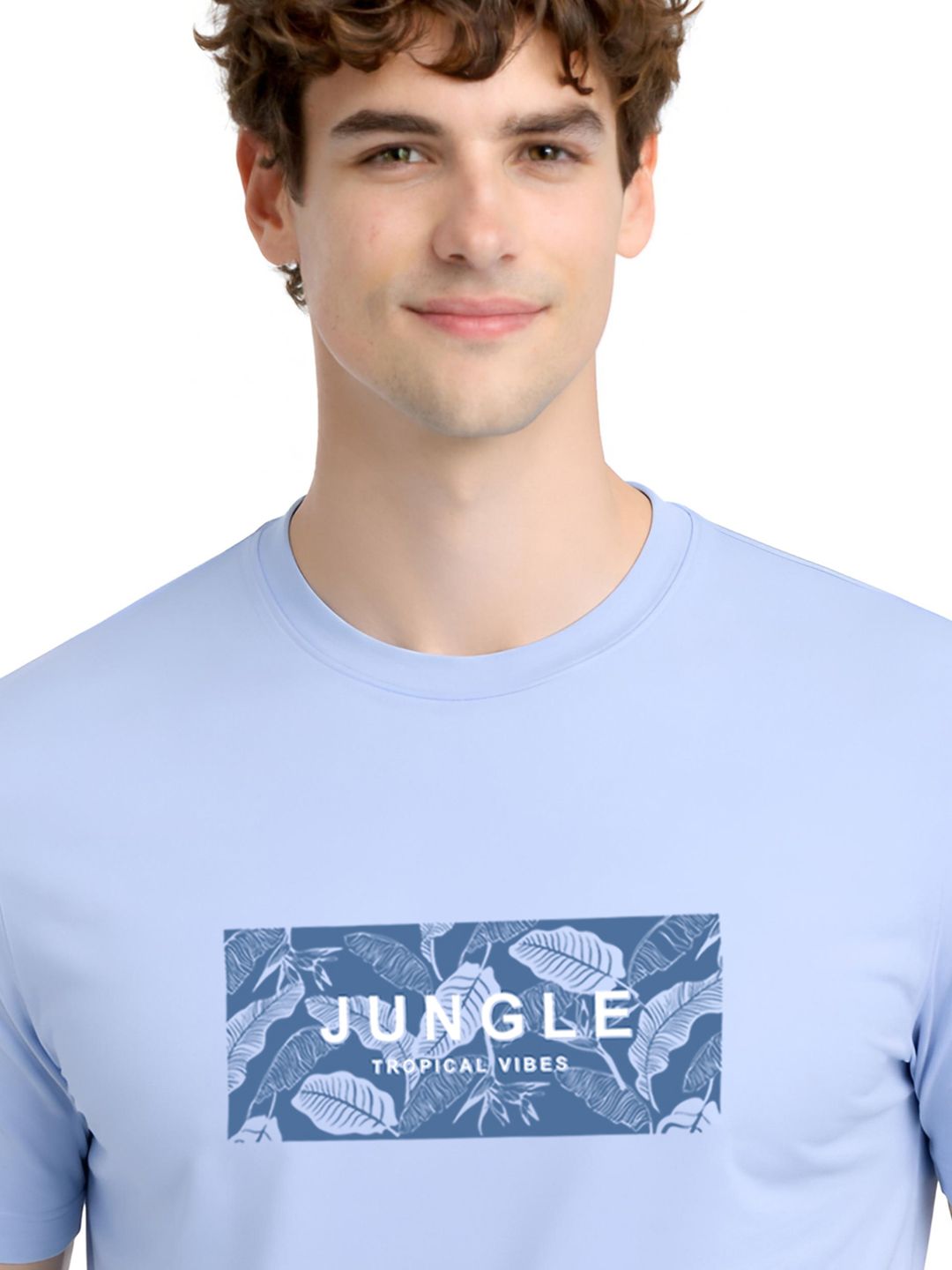 ADRO Men Printed Tropical T-shirt