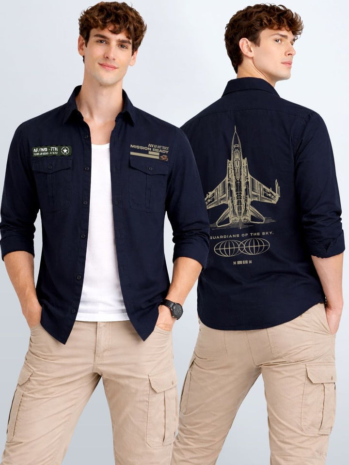 ADRO Men Standard Printed Casual Shirt