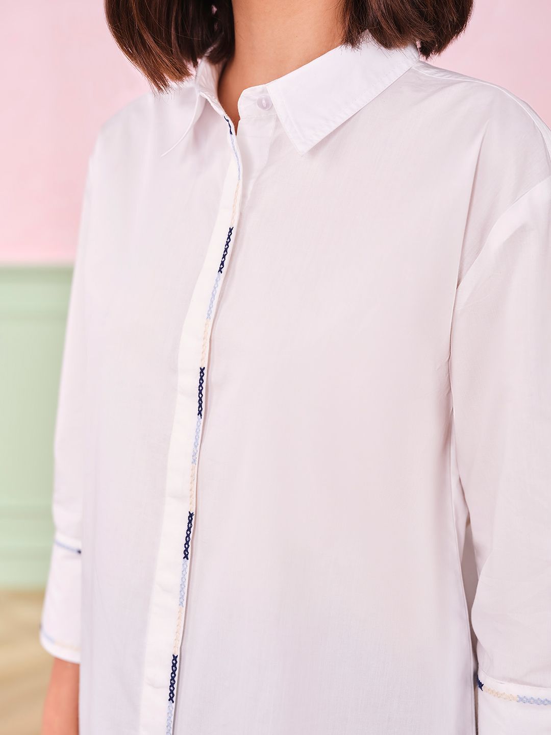 AND Cotton Shirt Style Top