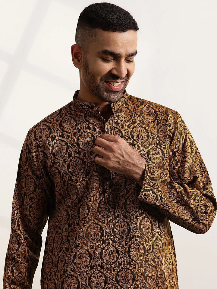 Anouk Men Ethnic Motifs Printed Regular Kurta with Trousers
