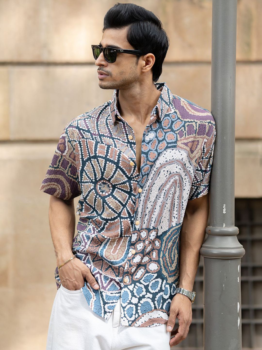 Powerlook Men Printed Casual Shirt