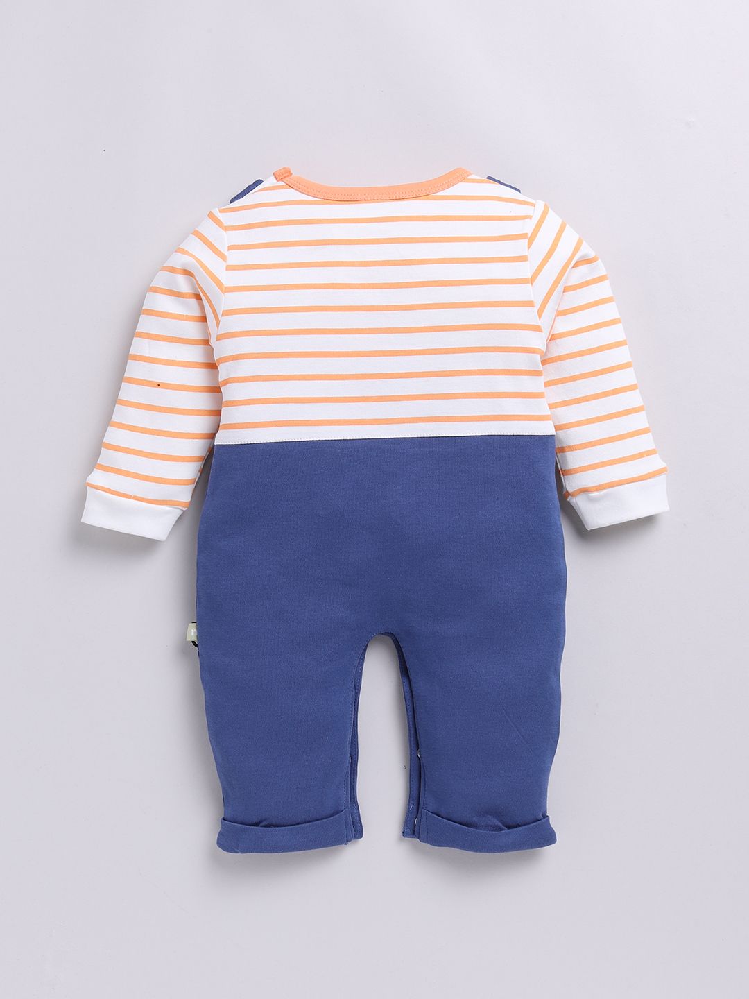 Moms Love Infant Boys Striped Pure Cotton Party Romper