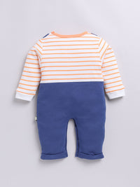 Moms Love Infant Boys Striped Pure Cotton Party Romper