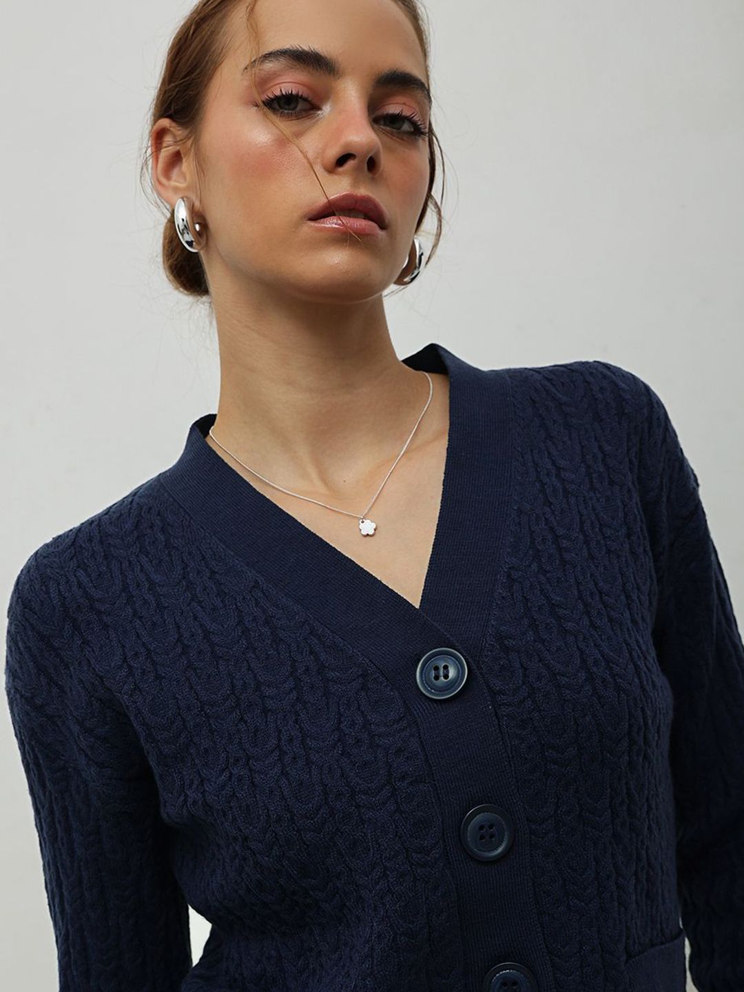 STREET 9 Women Cable Knit Cardigan