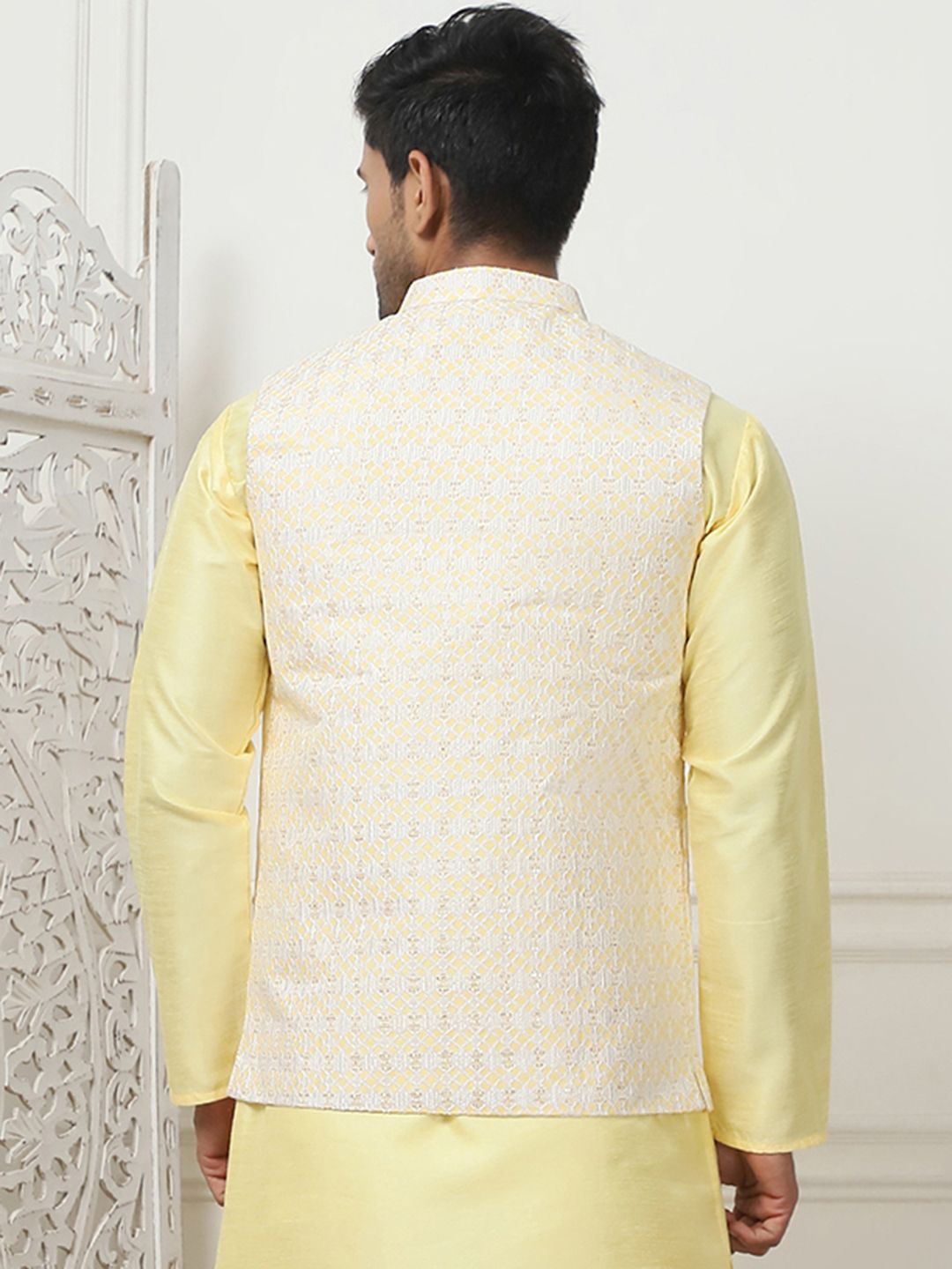 Anouk Woven Design Nehru Jacket