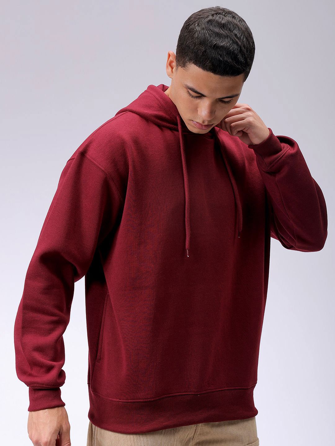 The Indian Garage Co Men Hooded Long Sleeves Sweatshirt