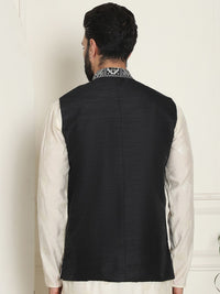 SOJANYA LUXE Jaket Nehru Kolar Mandarin Sulam Lelaki