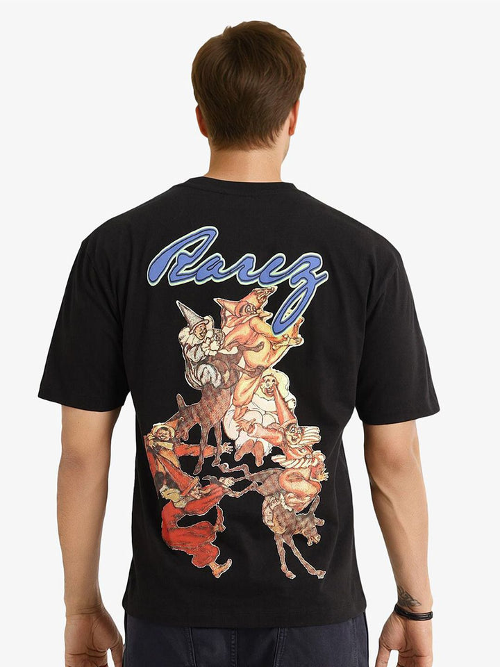 RARE RABBIT Men Printed Applique T-shirt