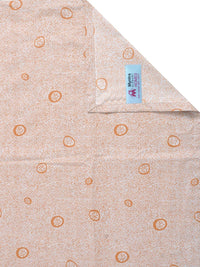 Myntra Elegant Homes Orange Geometric 300 TC Cadar Katil King dengan 2 Sarung Bantal