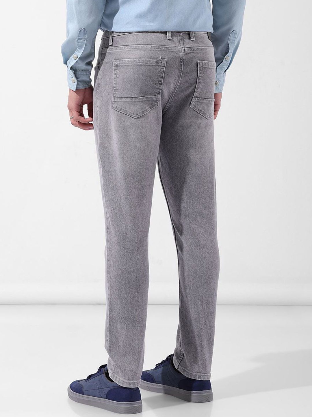 The Indian Garage Co Men Slim Fit Mid-Rise Stretchable Jeans