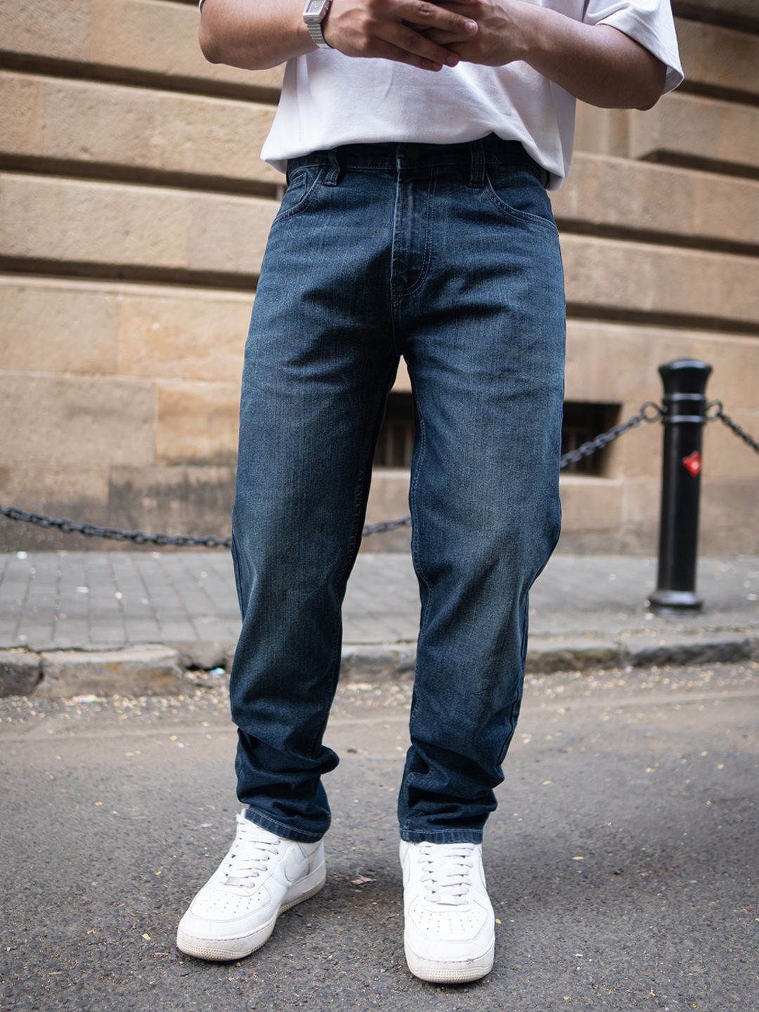 Powerlook Men Regular Fit Mid-Rise Cotton Jeans