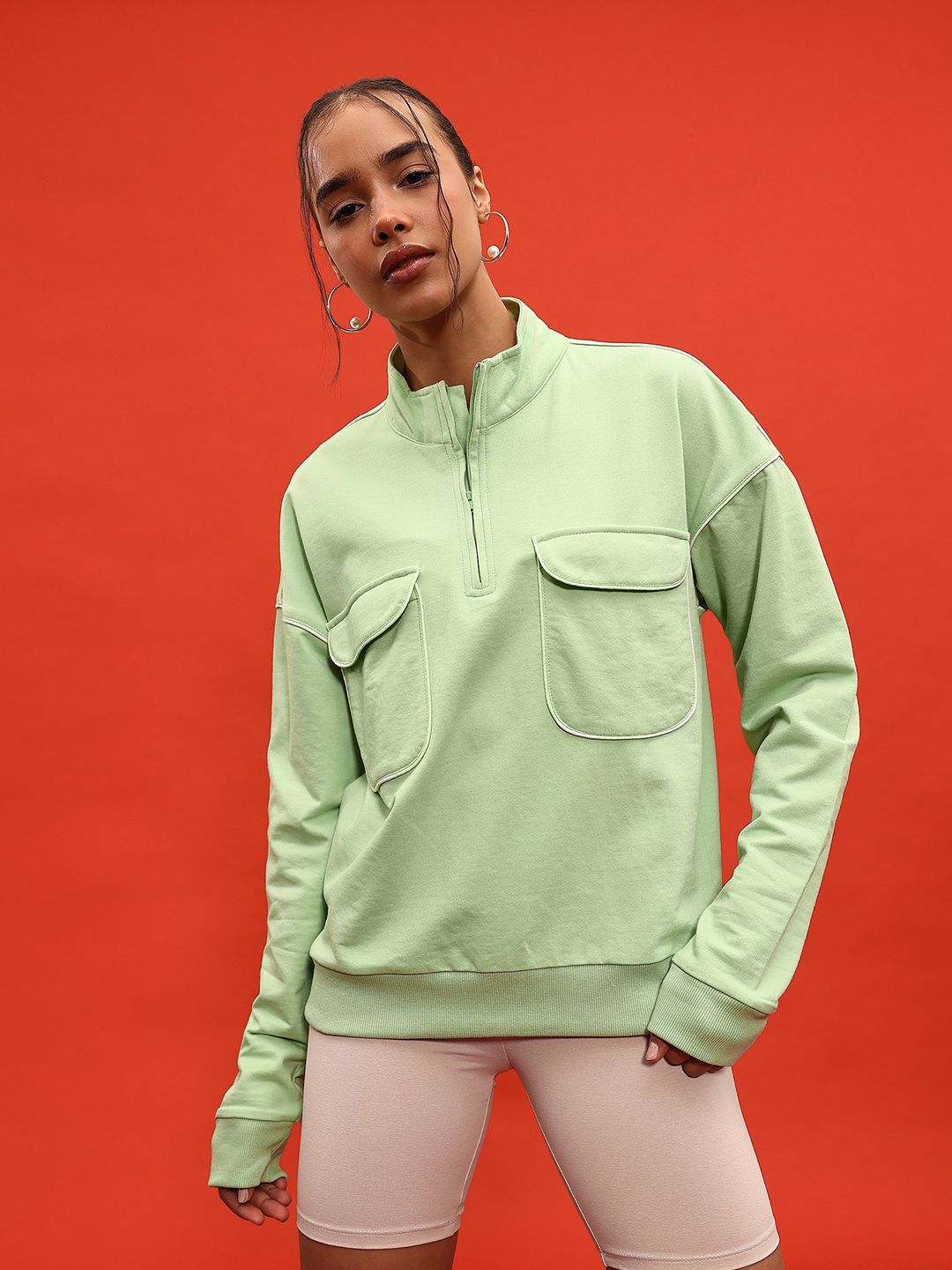 DressBerry Pocket Detail Sweatshirt
