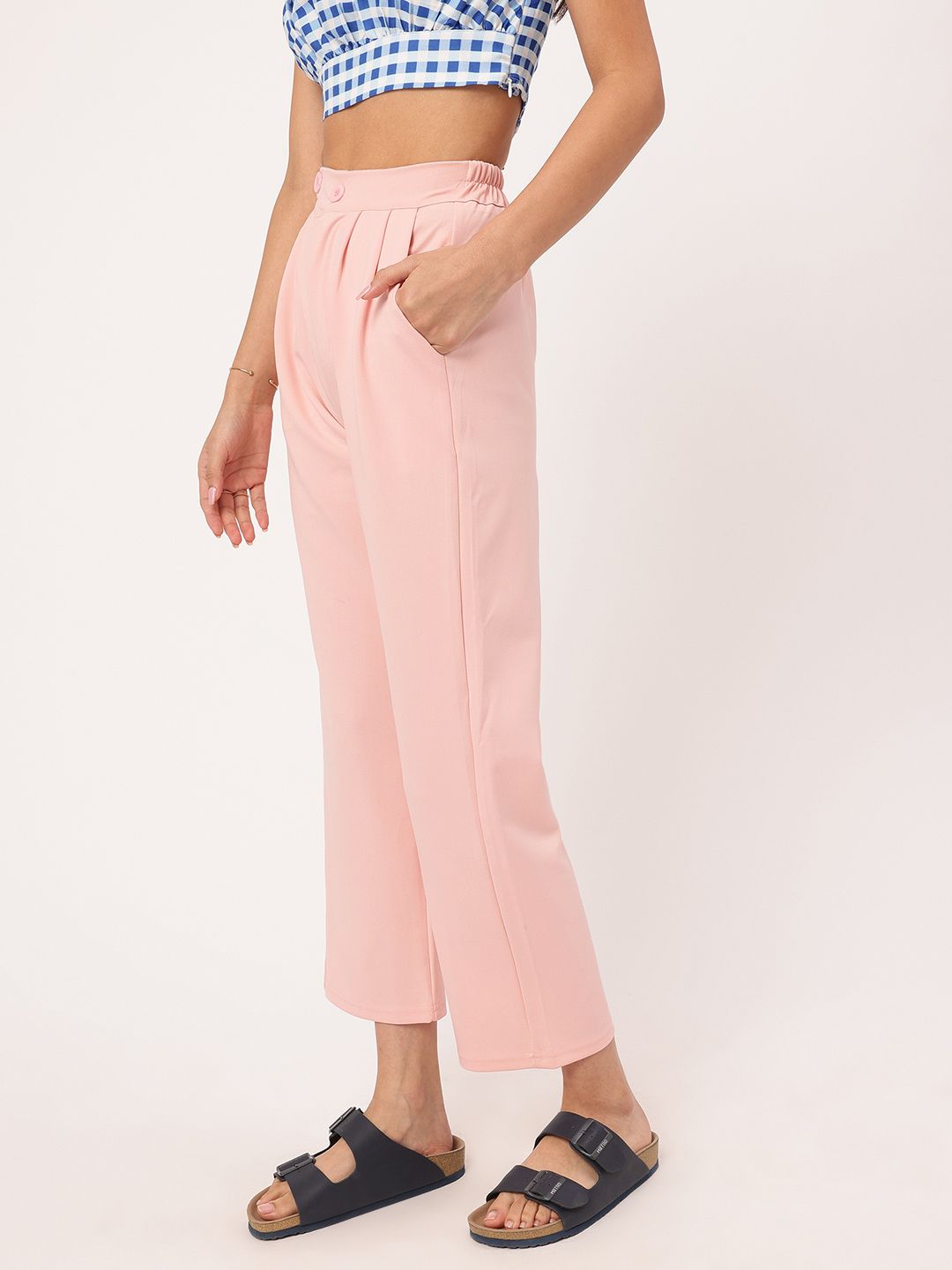 DressBerry Women Pleated Trousers