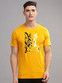 ADRO Men Sports Printed Applique T-shirt