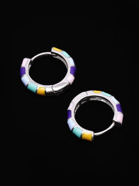 Subang Gelung Bersalut Rhodium PANASH 925 Sterling Silver