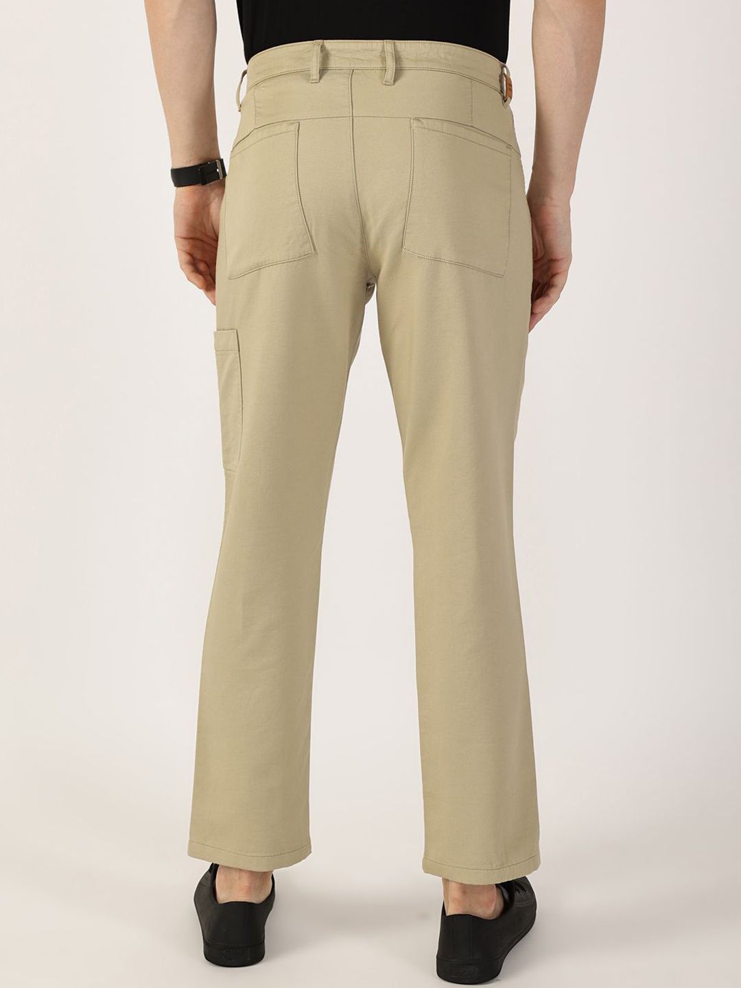 Thomas Scott Men Cotton Regular Fit Smart Chinos Trousers