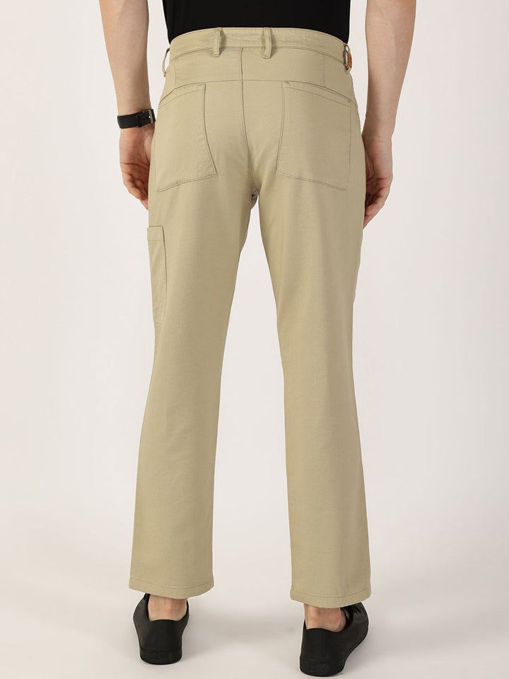 Thomas Scott Men Cotton Regular Fit Smart Chinos Trousers