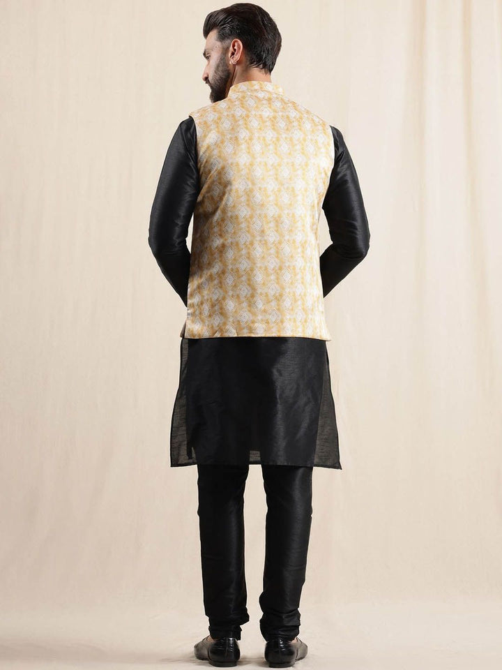 Anouk Men Regular Kurta with Pyjamas & Nehru Jacket