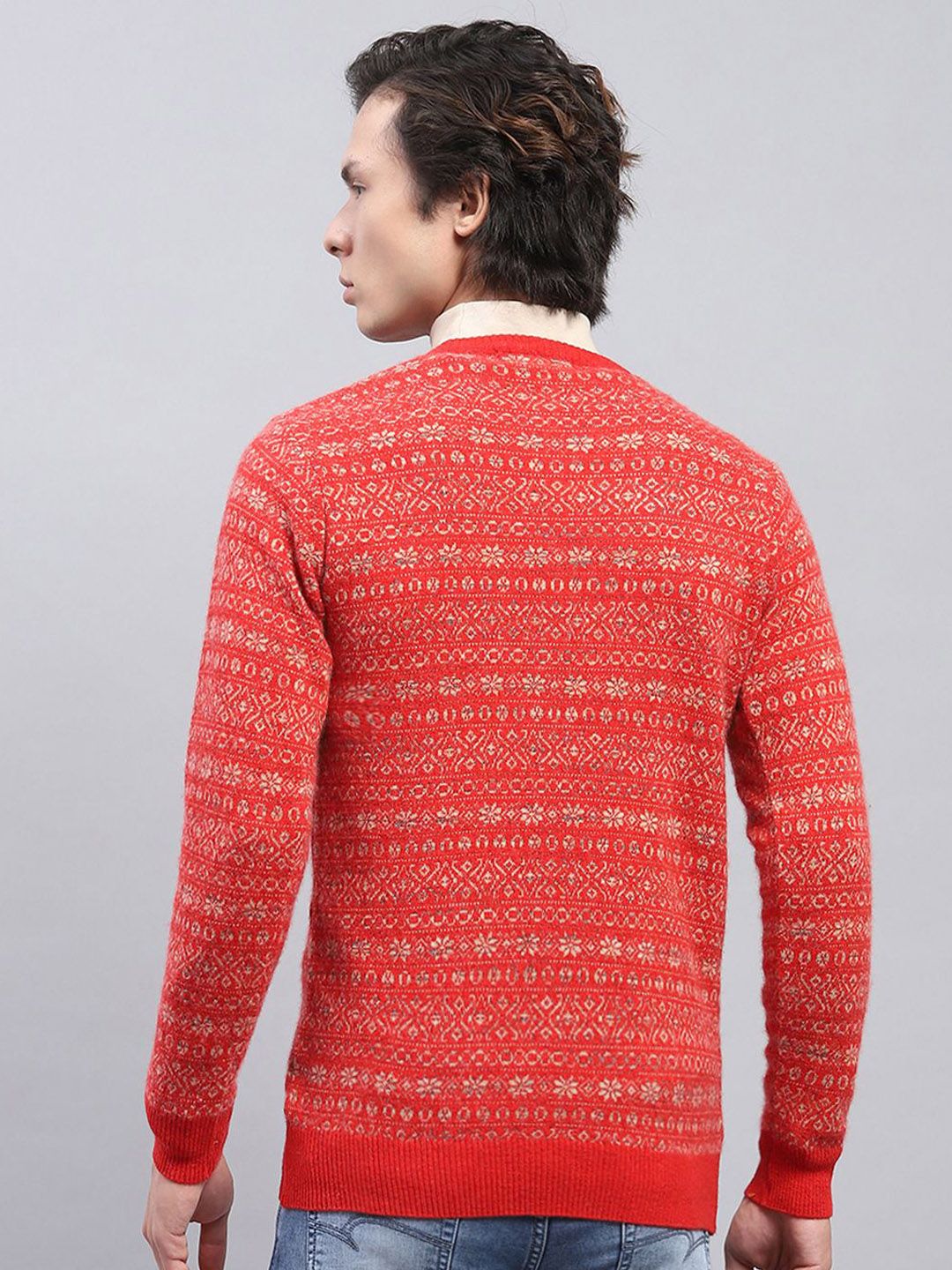 Monte Carlo Men V-Neck Woollen Pullover