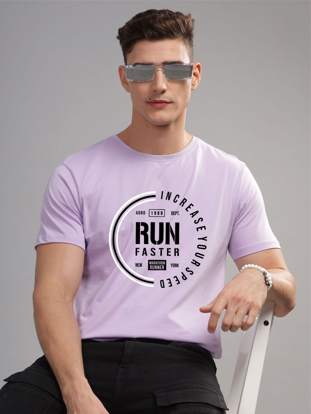 ADRO Men Printed T-shirt