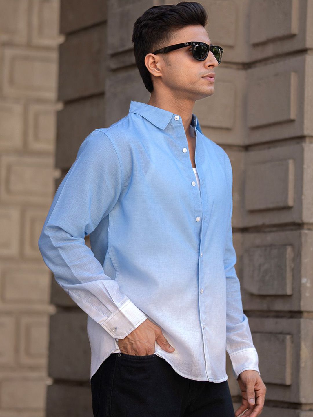 Powerlook Men Opaque Printed Casual Shirt