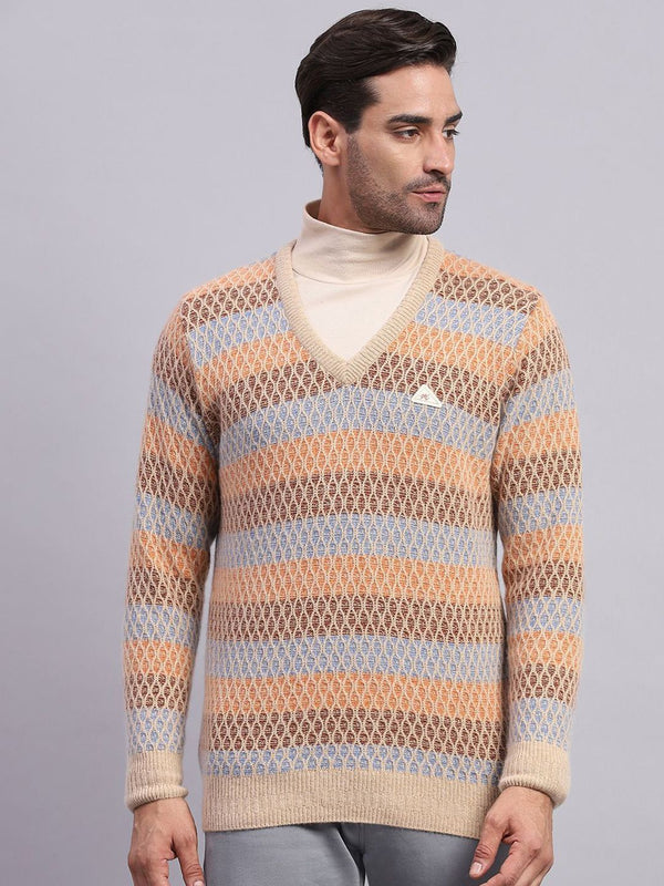 Monte Carlo Men Self Design Pullover