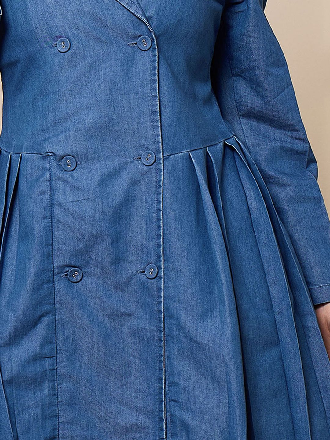 SASSAFRAS Pleated Blazer Dresses