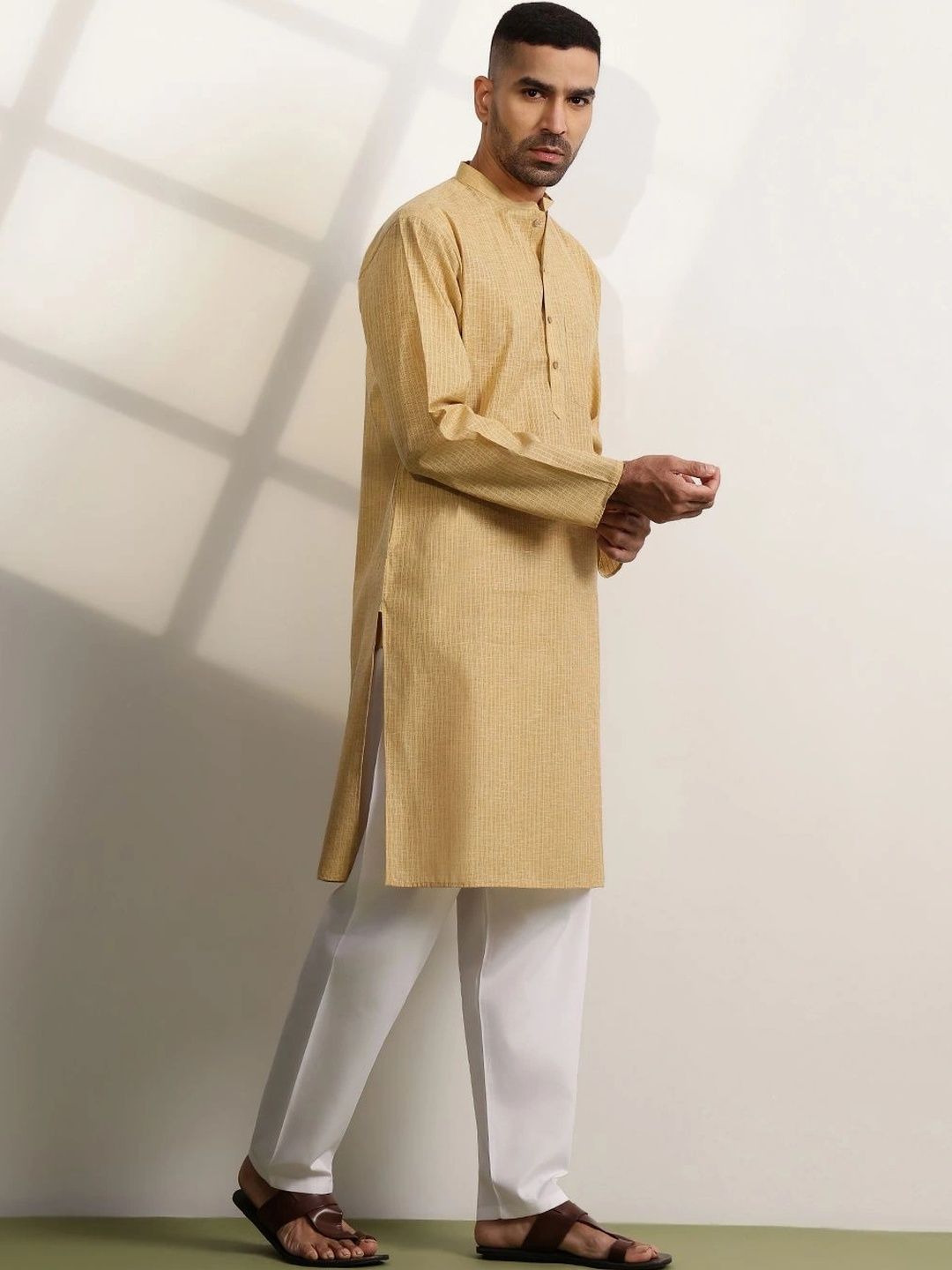Anouk Men Regular Pure Cotton Kurta with Pyjamas