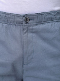 The Indian Garage Co Men Relaxed Fit Pure Cotton Mid-Rise Utility Cargo Shorts