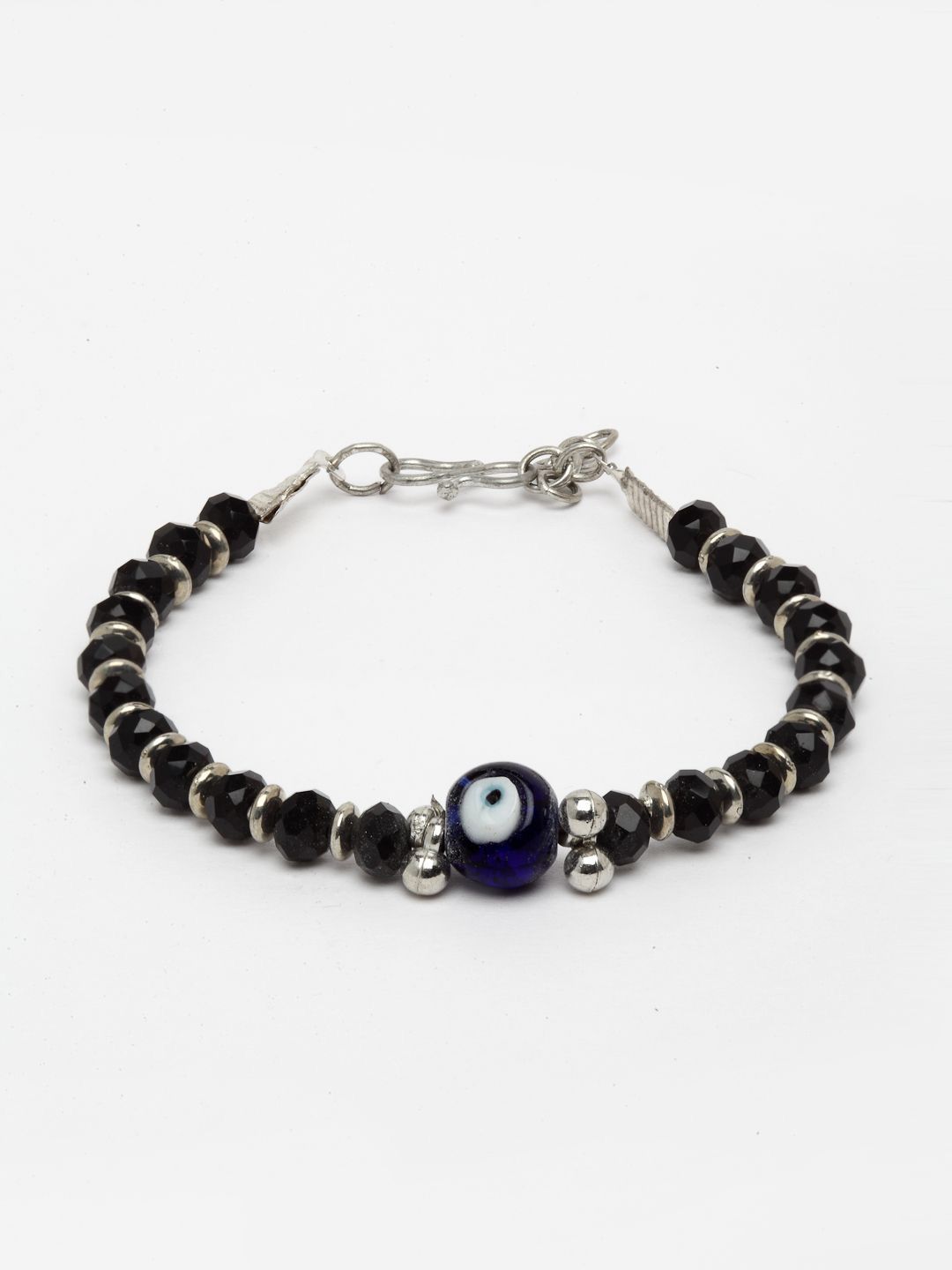 Anouk Silver-Plated Artificial Stones Link Bracelet