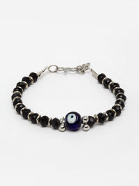 Anouk Silver-Plated Artificial Stones Link Bracelet