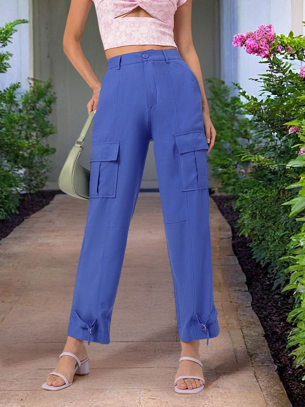 DressBerry Women Urban K-Vibes Cargo-Style Trousers