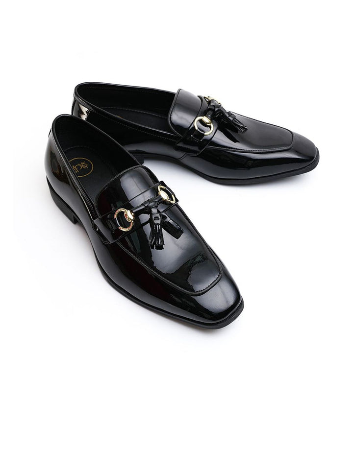 Kasut Slip On Bertumit Blok Hitam Lelaki MONKSTORY