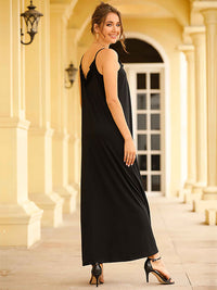 DressBerry Ruffled Sheath Maxi Dress