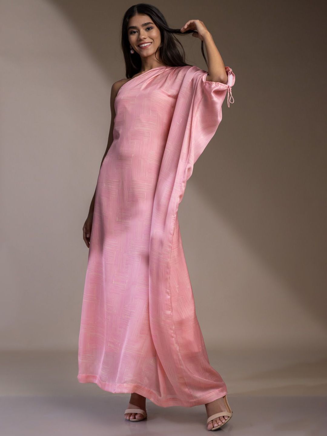 Mamicha One Shoulder Maxi Dress
