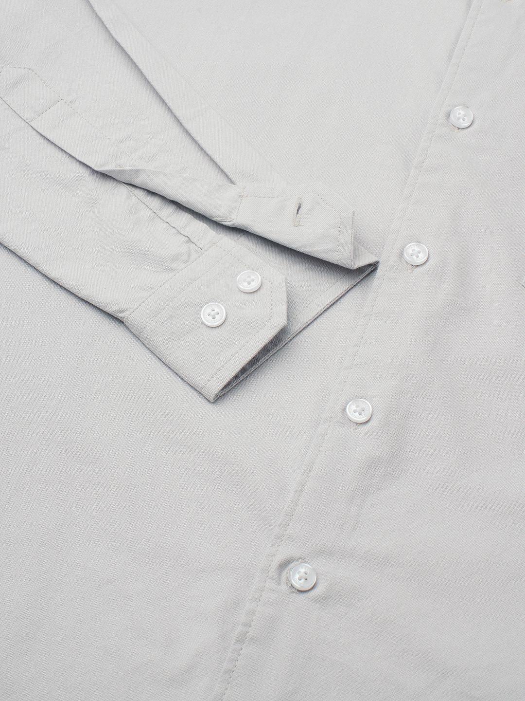 VASTRADO Earth Haze Everyday Classic Slim Fit Pure Cotton Casual Shirt