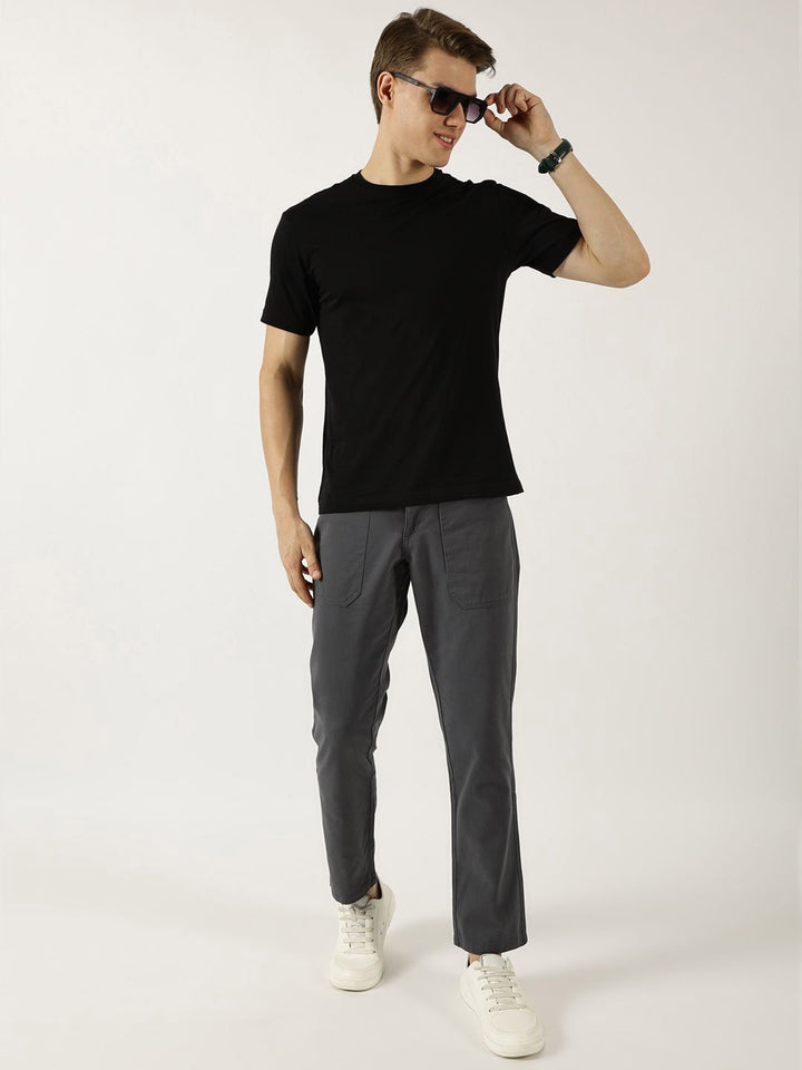 Thomas Scott Men Smart Straight Fit Easy Wash Trousers