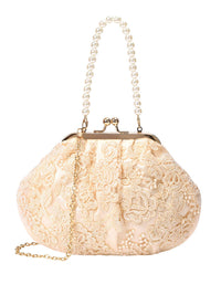 Lino Perros Floral Embroidered Party Purse
