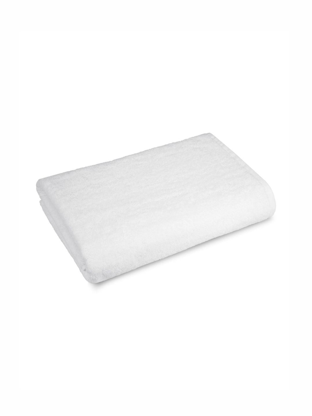 MYTRIDENT White 1 Cotton 550 GSM Bath Towel