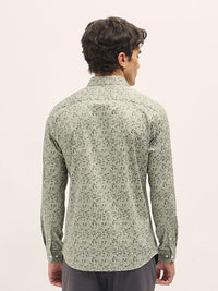 THE BEAR HOUSE Men Tailored Fit Opaque Printed Formal Shirt