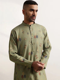 Anouk Men Ethnic Motifs Printed Regular Kurta with Pyjamas