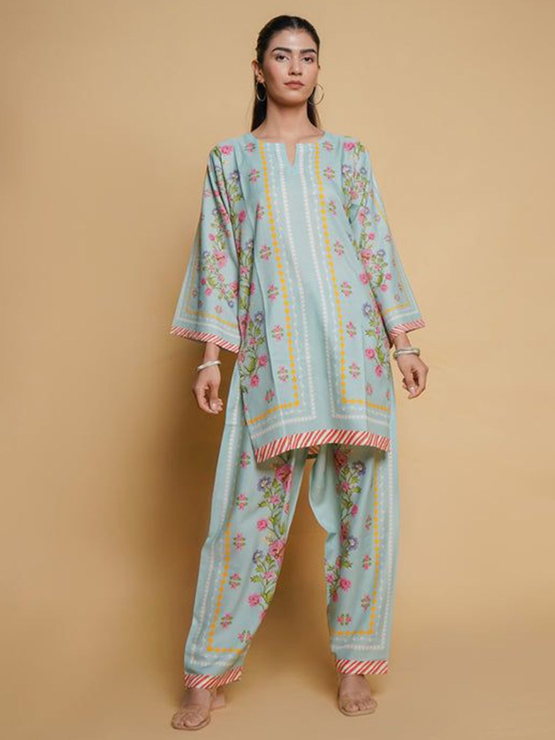 HOUSE OF KARI Printed Tunic & Trouser