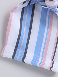 Moms Love Infant Boys Striped Pure Cotton Clothing Set